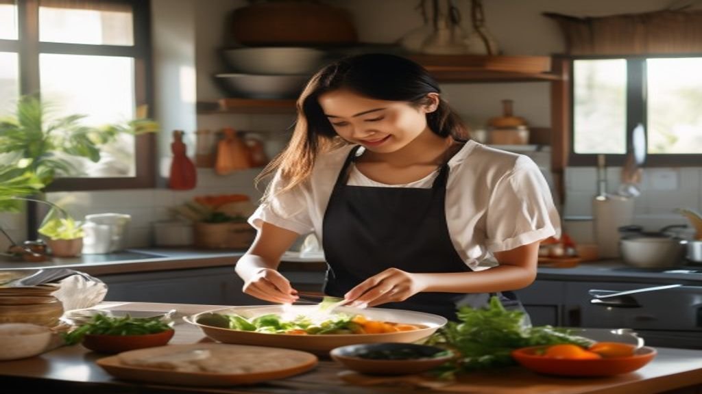 Ilustrasi beberapa ide bisnis modal kecil seperti kios makanan, layanan kebersihan, dan penjualan online