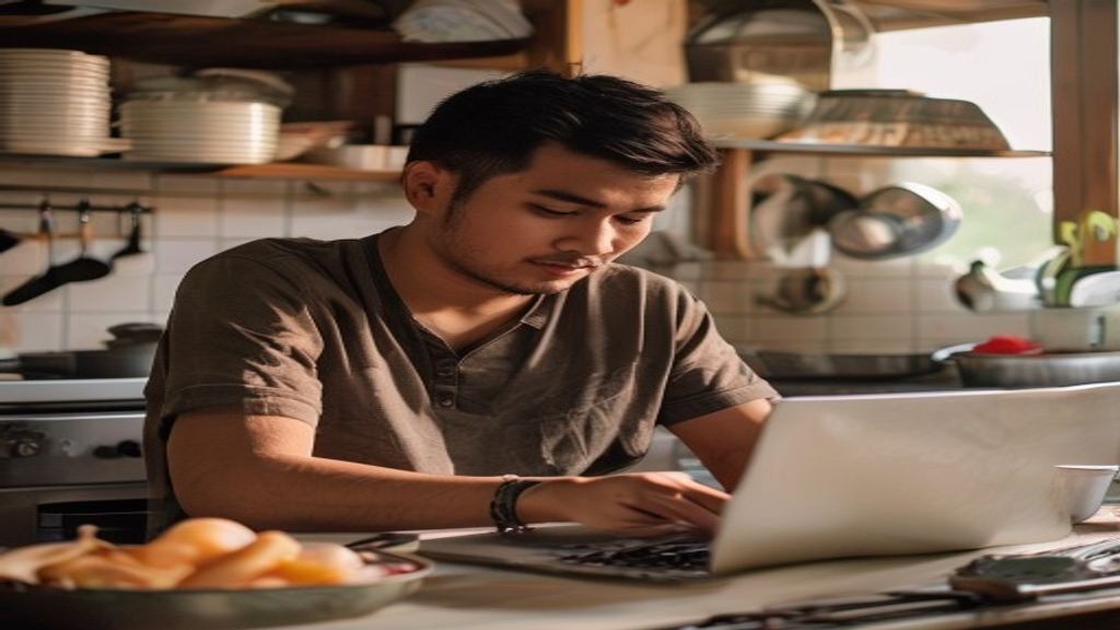 Ilustrasi ide bisnis modal kecil dengan produk kreatif untuk memulai usaha berbiaya rendah