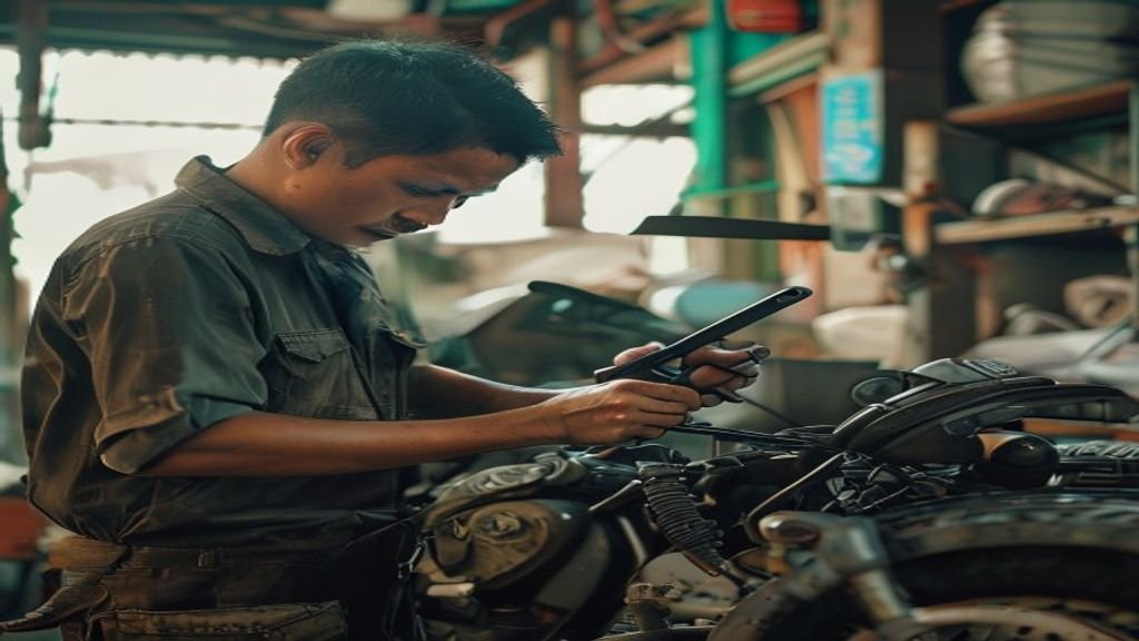 Ilustrasi ide bisnis modal kecil menampilkan usaha rumahan kreatif dengan biaya awal rendah