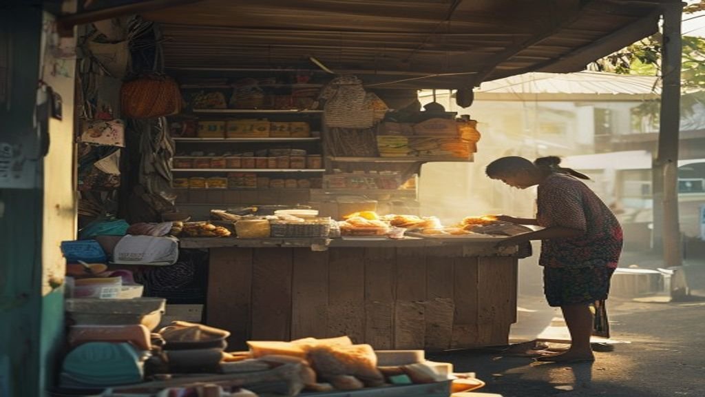 Gambar ide bisnis modal kecil: contoh toko online, warung makan, atau jasa kebersihan dengan investasi rendah.