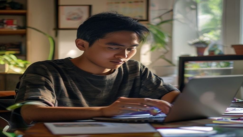 Gambar ilustrasi ide bisnis modal kecil: contoh toko online, kios makanan, atau layanan kebersihan