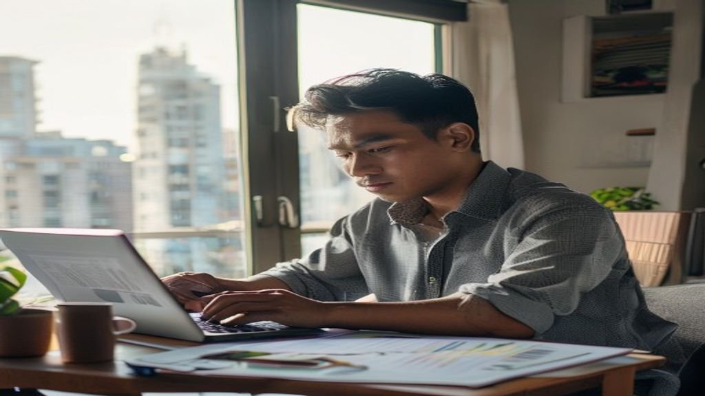Ilustrasi ide bisnis modal kecil: usaha katering rumahan, jualan produk handmade, dan layanan digital.