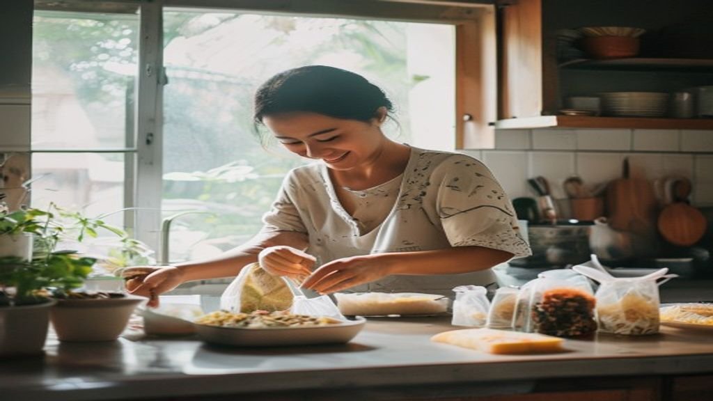 Grafik menampilkan lima ide bisnis modal kecil untuk memulai usaha dengan investasi minimal.