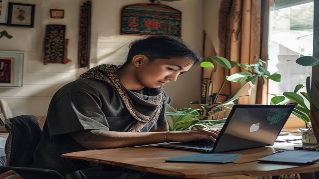 Ilustrasi ide bisnis modal kecil seperti jualan makanan ringan, kerajinan tangan, dan layanan digital