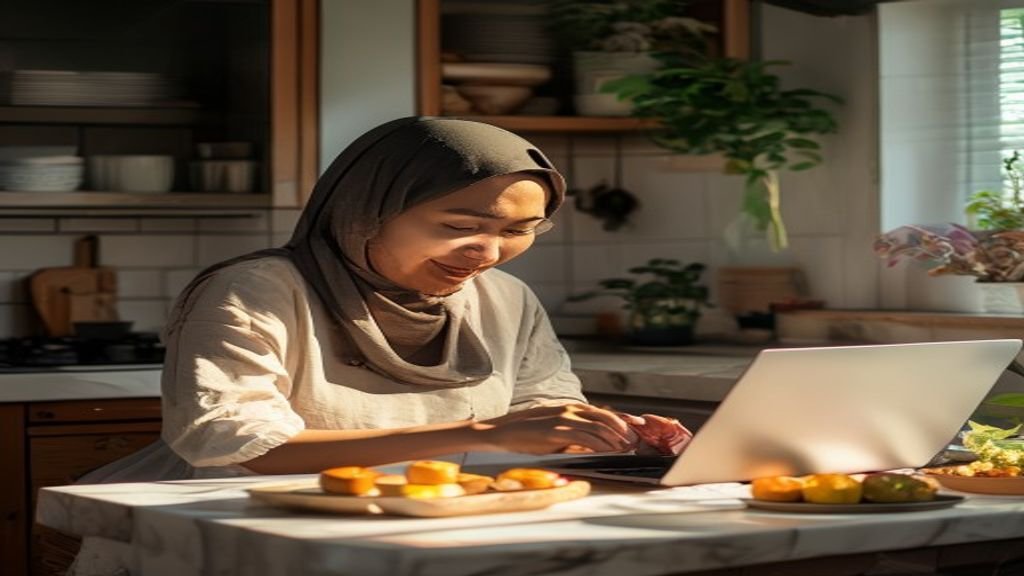 Gambar inspirasi ide bisnis modal kecil, seperti usaha kuliner rumahan atau layanan digital kreatif