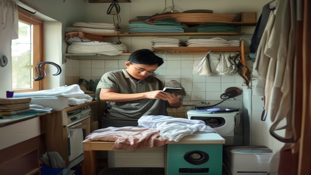 Gambar ilustrasi ide bisnis modal kecil seperti kios makanan, layanan kebersihan, atau penjualan online murah