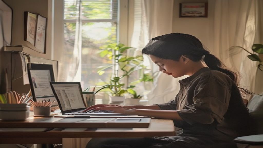 Ilustrasi ide bisnis modal kecil: usaha rumahan kreatif dengan investasi minimal.
