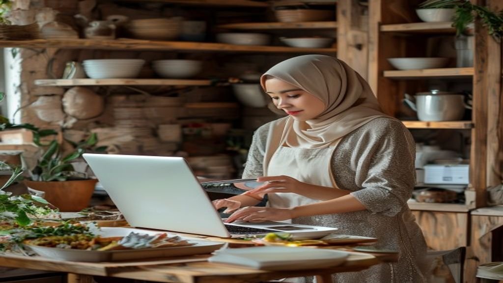 Ilustrasi ide bisnis modal kecil: usaha rumahan, jualan online, serta layanan katering mini.