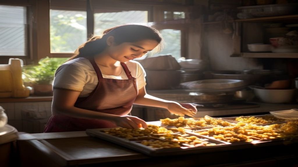 Gambar menampilkan 5 ide bisnis modal kecil: jualan makanan ringan, jasa kebersihan, dropshipping, penjualan barang b...