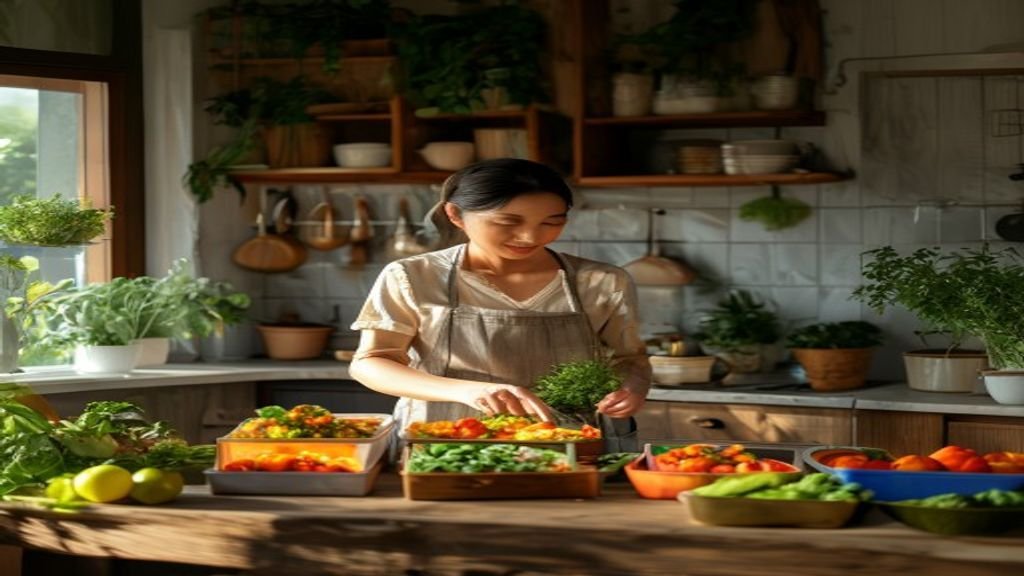 Ilustrasi ide bisnis modal kecil seperti kios makanan, layanan kebersihan, atau jualan produk handmade.
