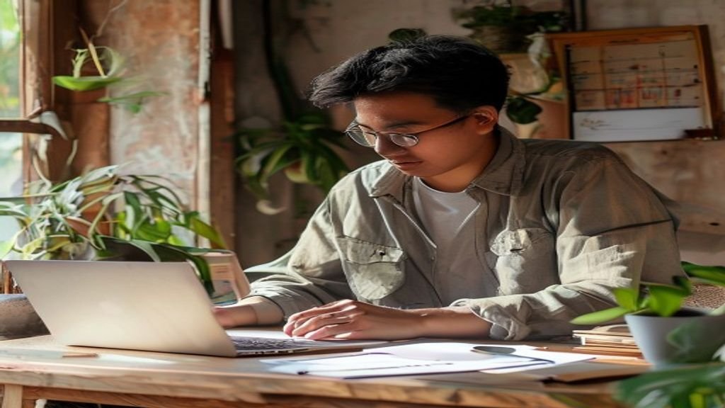 Infografik ide bisnis modal kecil: jualan makanan ringan, layanan kebersihan, jasa desain grafis, dan toko online
